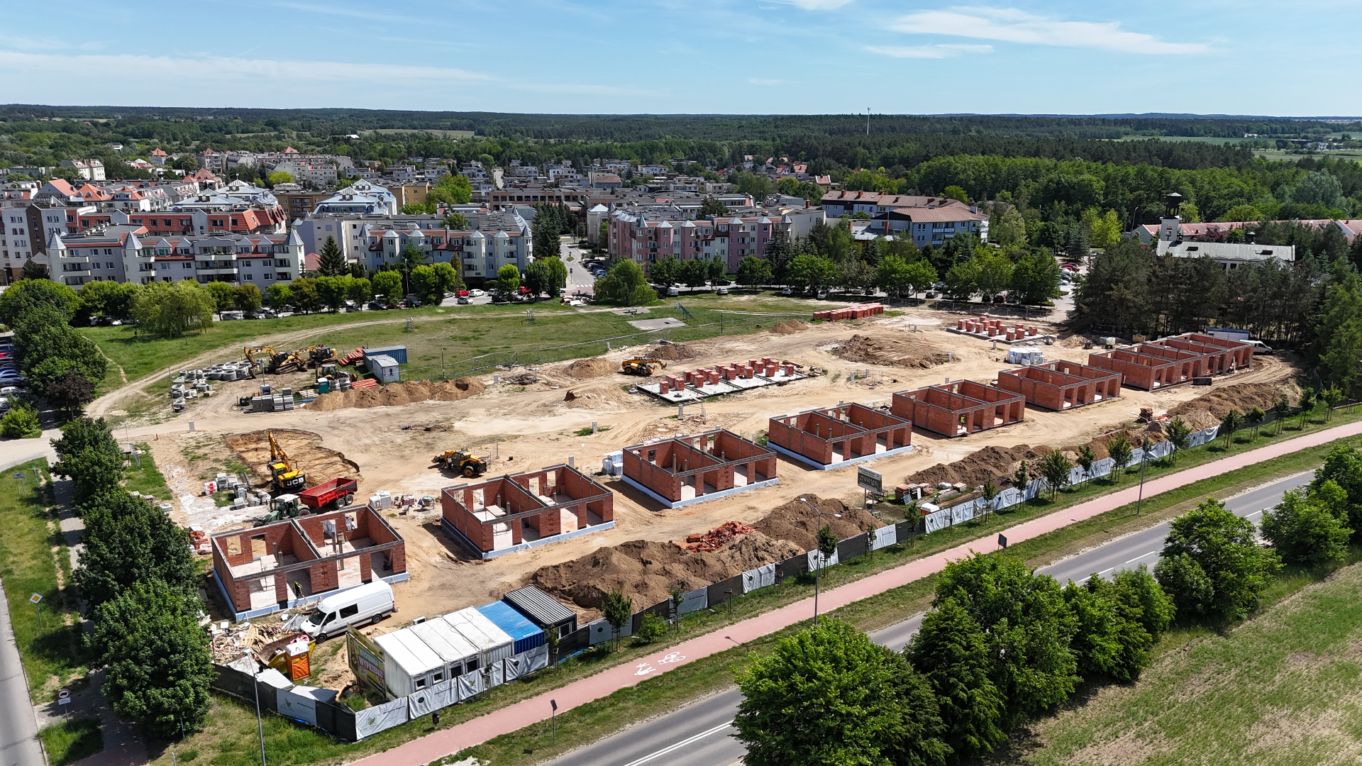 Postęp budowy z lotu ptaka — 29 maja 2026